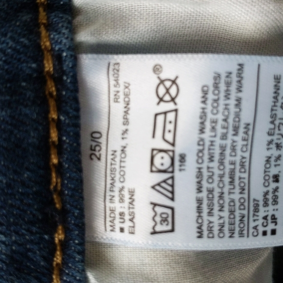 Banana Republic Girlfriend Distressed Jeans 25 / 0 Blue - Picture 10 of 16